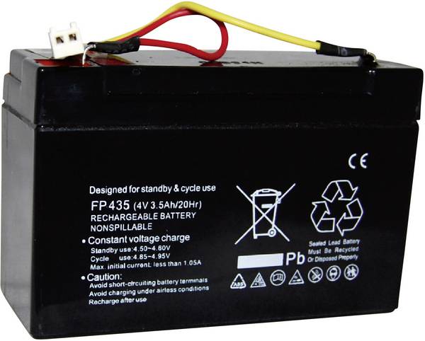 Beltrona Handlampaccu Vervangt originele accu HB90A 4 V 3400 mAh
