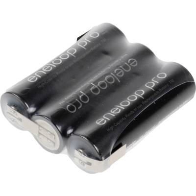 Panasonic eneloop Pro Reihe F1x3 Accupack Aantal cellen: 3 Batterijgrootte: AA (penlite) Z-soldeerlip NiMH 3.6 V 2450 mA