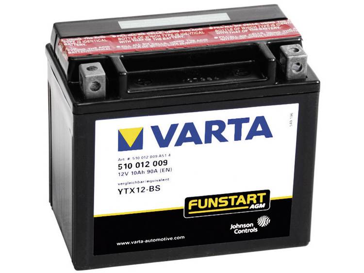 Varta Motor AGM Powersports Accu-Batterij YTX12-4-YTX12-BS