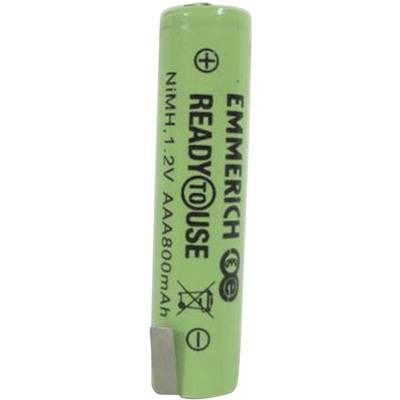 Emmerich ReadyToUse ZLF Speciale oplaadbare batterij AAA (potlood) Z-soldeerlip NiMH 1.2 V 800 mAh