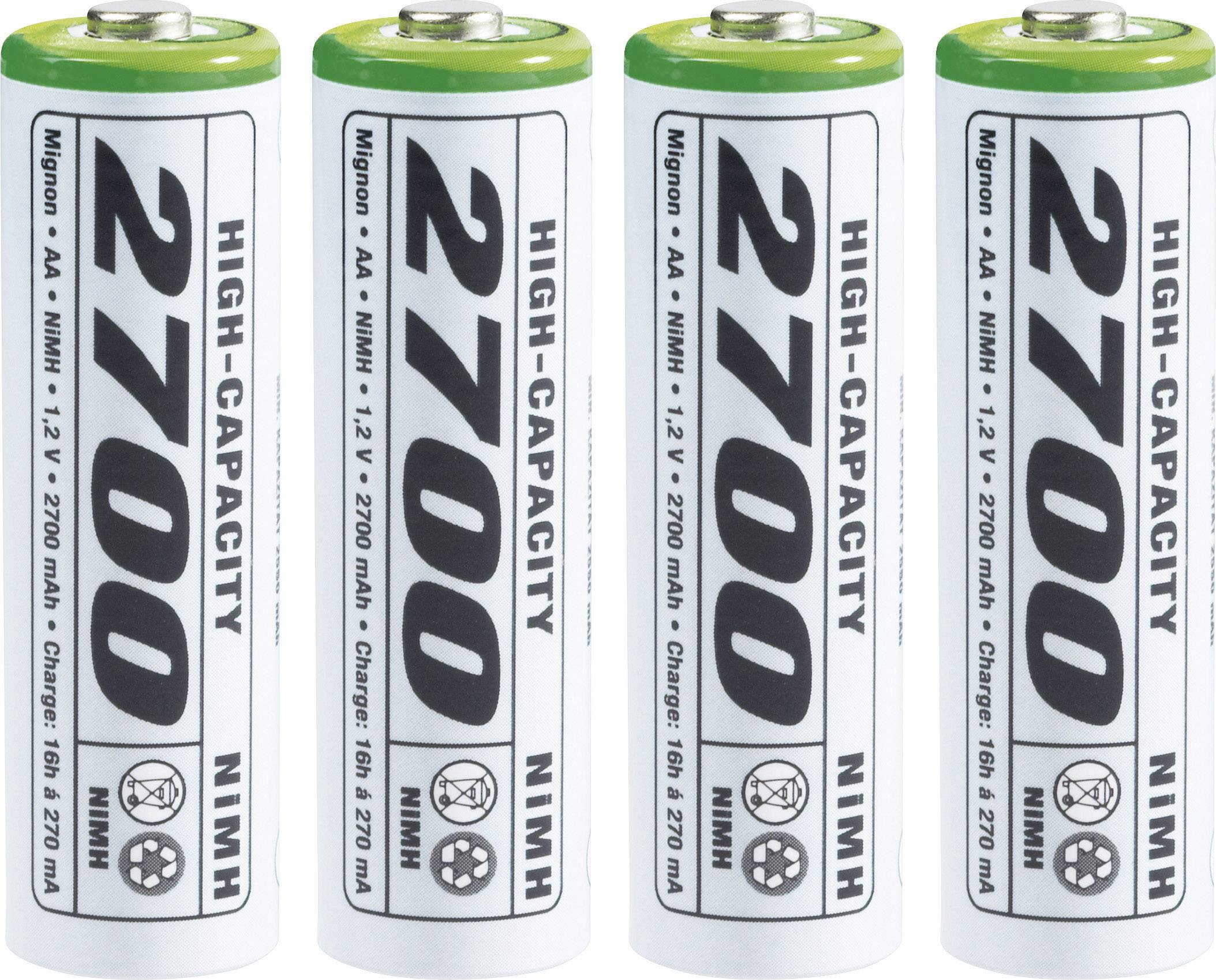 vergelijking Ondergedompeld bizon Emmerich High-Capacity HR06 Oplaadbare AA batterij (penlite) NiMH 2700 mAh  1.2 V 4 stuk(s) kopen ? Conrad Electronic