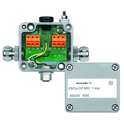 Weidmüller FBCON DP M12 1WAY 8564350000 Passieve sensor/actorbox Profibus-DP standaardverdeler zonder bus aansluiting 1 