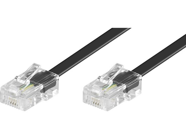 ISDN Kabel [1x RJ45-stekker 8p4c 1x RJ45-stekker 8p4c] 10 m Zwart Basetech