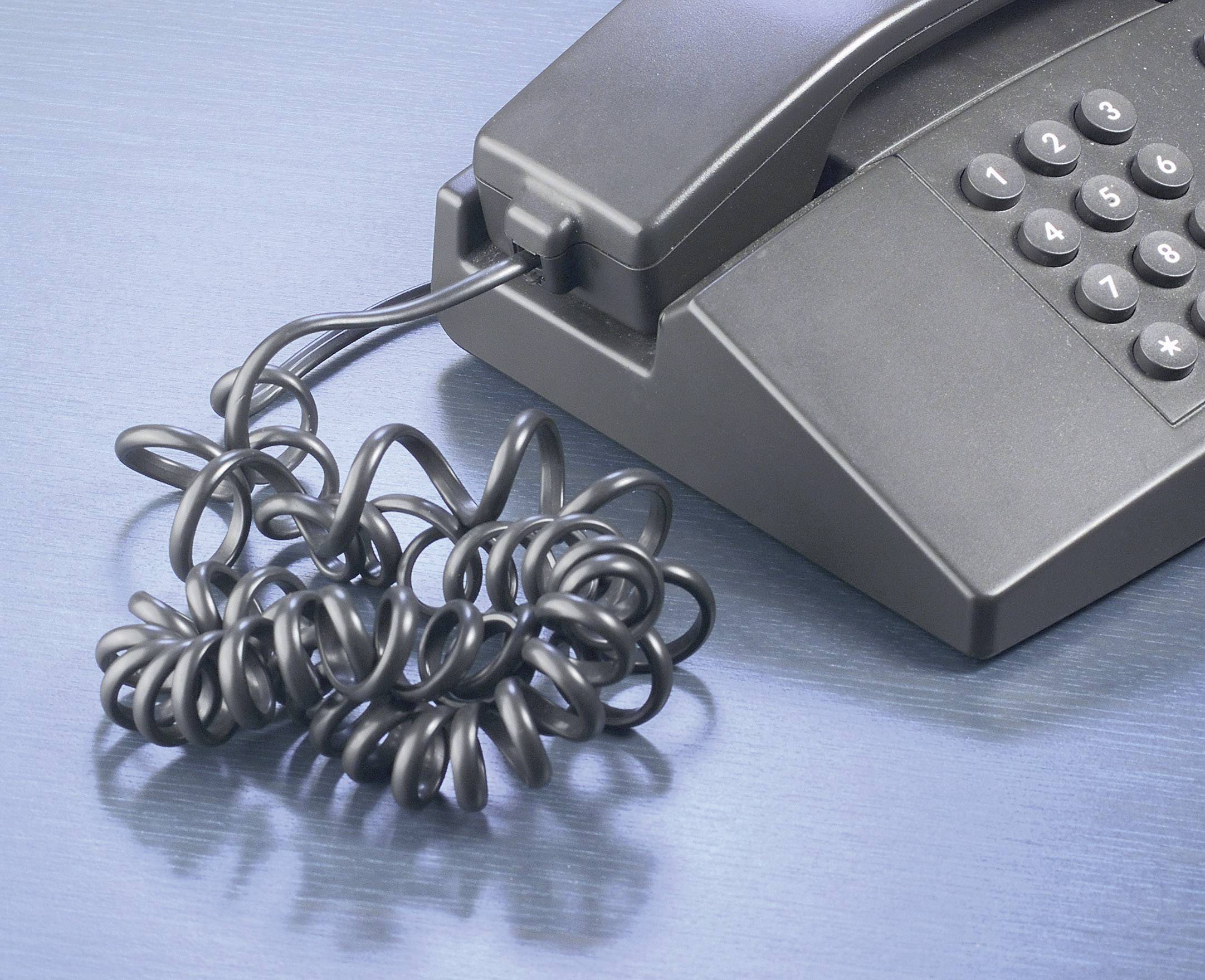 Renkforce Snoerontwarder Adapter [1x RJ10-stekker 4p4c - 1x RJ10-bus 4p4c] 3.00 cm Zwart-3