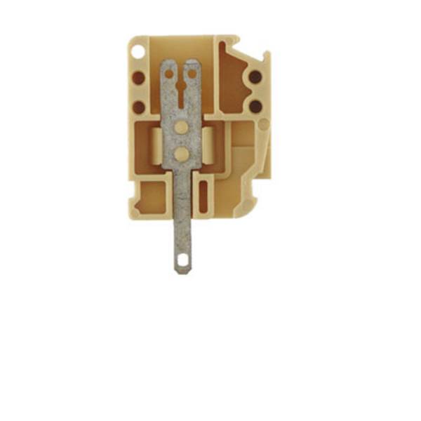 Weidmüller 0321560000 Doorgangsserieklem  Schroeven  Beige, Geel 100 stuk(s)
