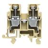 Weidmüller 0366560000 Doorgangsserieklem Schroeven Beige, Geel 10 stuk(s)