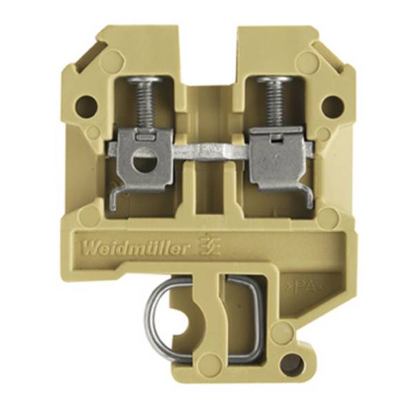 Weidmüller 0279660000 Doorgangsserieklem  Schroeven  Beige, Geel 100 stuk(s)
