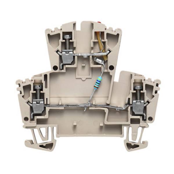 Weidmüller 1023600000 Klem 2-etages  Schroeven  Donkerbeige 25 stuk(s)