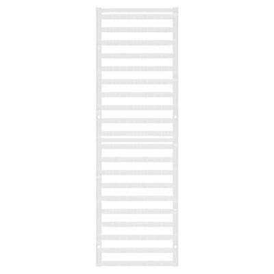 Witte, verticale handdoekradiator met meerdere horizontale dwarsbalken.