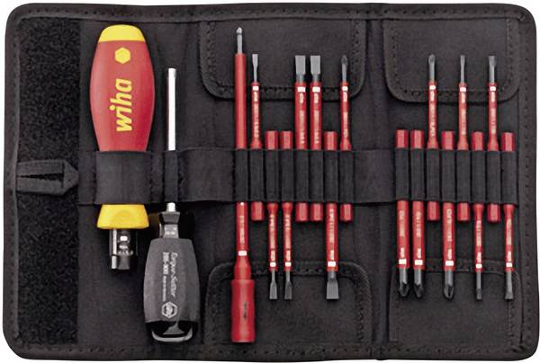 Wiha TorqueVario-S electric Momentschroevendraaierset VDE 19-delig 1 - 5 Nm DIN EN ISO 6789