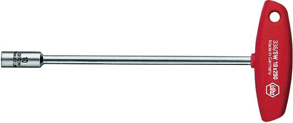 Wiha Sechskant-Steckschlüssel 13x230mm T-Griff  plus6 Dopschroevendraaier Werkplaats Sleutelbreedte (metrisch): 13 mm  Koplengte: 230 mm