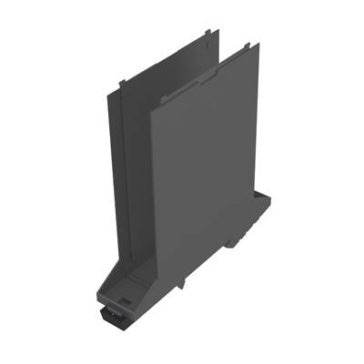 Weidmüller CH20M22 B GGY/BK DIN-rail-behuizing basiselement 107.4 x 22.5 x 109.3 10 stuk(s)