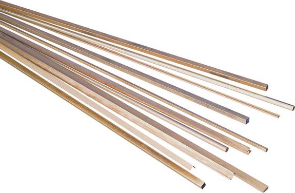 Messing Buis Profiel (Ø x l) 5 mm x 50 cm Binnendiameter: 4.1 mm
