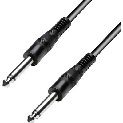Paccs HIC11BK030SD Instrumenten Kabel [1x Jackplug male 6,3 mm - 1x Jackplug male 6,3 mm] 3.00 m Zwart