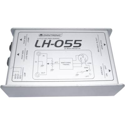 Omnitronic LH-055 Passieve DI-box 1-kanaals 