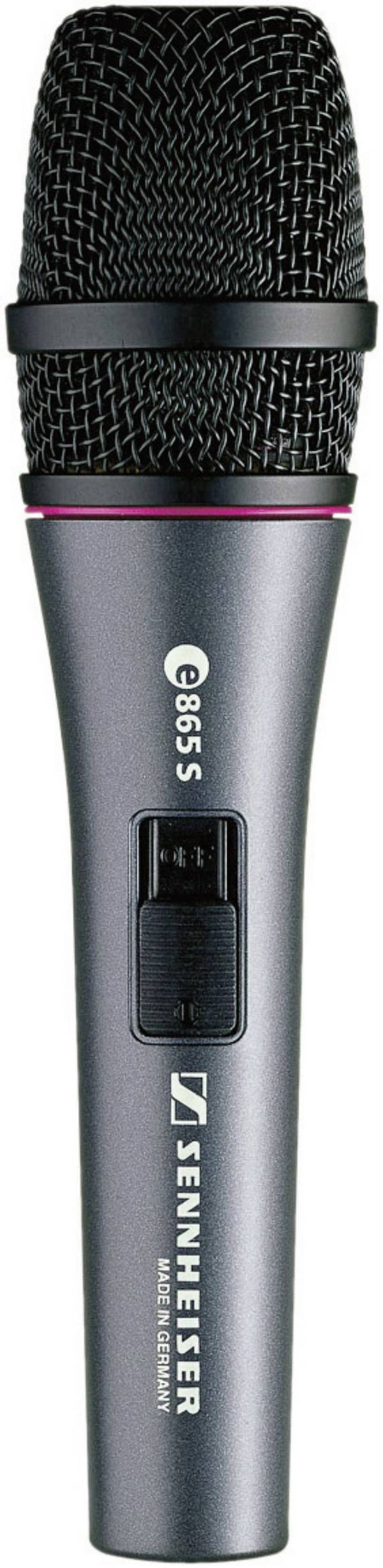 Sennheiser E865-S - supercardioïde condensator zangmicrofoon, versie met aan/uit-schakelaar