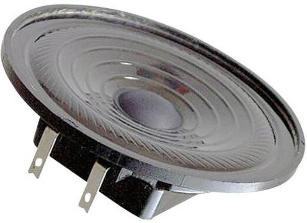 Visaton K 64 WP - 50 Ohm 2.5 inch 6.4 cm Mini-luidspreker 2 W 50 Ω Zwart Kunststof membraan