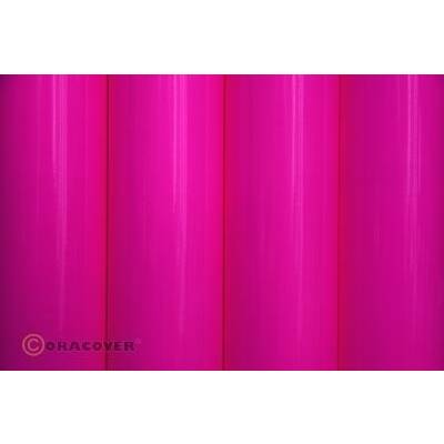 Oracover 21-014-002 Strijkfolie  (l x b) 2 m x 60 cm Neon-roze (fluorescerend)