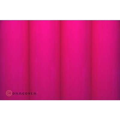 Oracover 21-025-010 Strijkfolie  (l x b) 10 m x 60 cm Roze (fluorescerend)