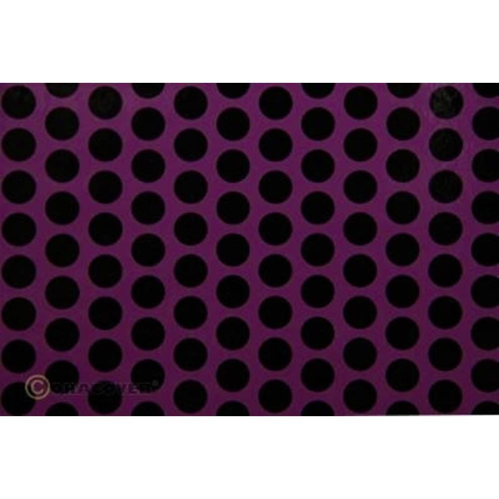 Oracover 41-054-071-010 Strijkfolie Fun 1 (l x b) 10 m x 60 cm Violet-zwart