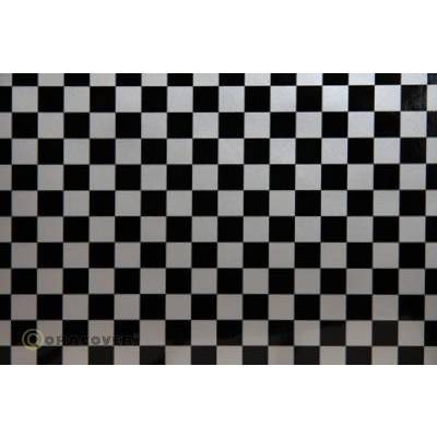 Oracover 48-091-071-002 Plakfolie Orastick Fun 4 (l x b) 2 m x 60 cm Zilver-zwart