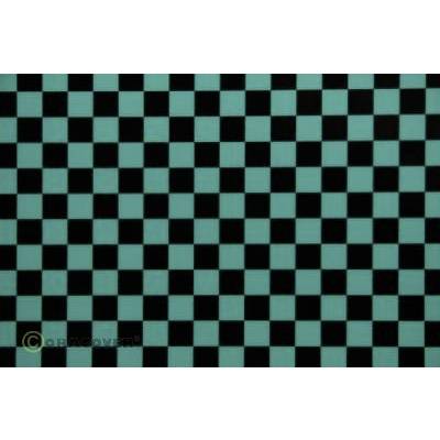 Oracover 44-017-071-010 Strijkfolie Fun 4 (l x b) 10 m x 60 cm Turquoise-zwart