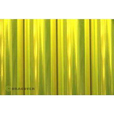 Oracover 21-035-010 Strijkfolie  (l x b) 10 m x 60 cm Geel (transparant-fluorescerend)