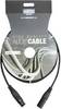 AH Cables KDMX150 DMX Verbindingskabel [1x XLR-stekker - 1x XLR-bus] 1.50 m