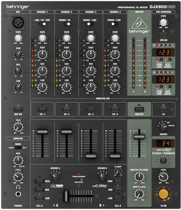 Behringer DJX-900USB  DJ-mixer