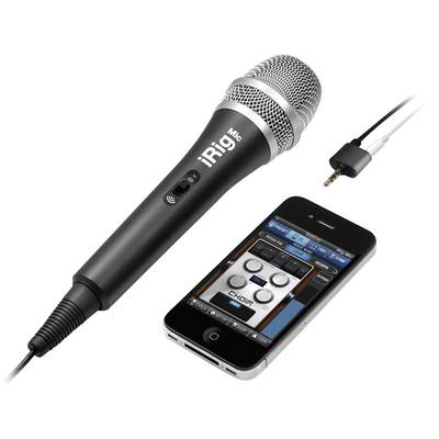 iRig Mic Hand Smartphone microfoon Zendmethode:Kabelgebonden Incl. klem