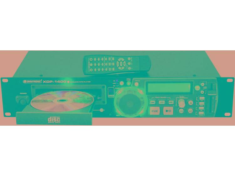 DJ 19 inch enkele CD-player Omnitronic XDP-1400