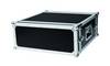 Roadinger CO DD 19 inch rack 4 HE Hout Incl. greep