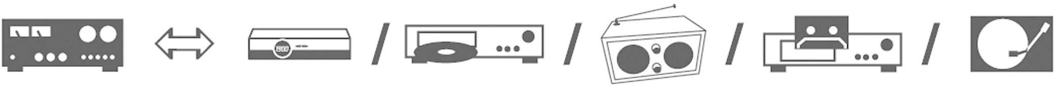 SpeaKa Professional SP-7870208 Cinch Audio Verlengkabel [2x Cinch-stekker - 2x Cinch-koppeling] 10.00 m Zwart-2