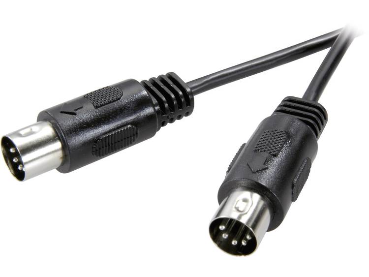 SpeaKa Professional DIN-aansluiting Audio Aansluitkabel [1x Diodestekker 5-polig (DIN) 1x Diodestekk