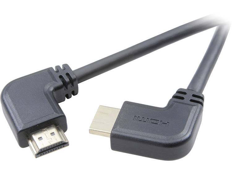 SpeaKa Professional HDMI Aansluitkabel [1x HDMI-stekker <=> 1x HDMI-stekker] 1.50 m Zwart