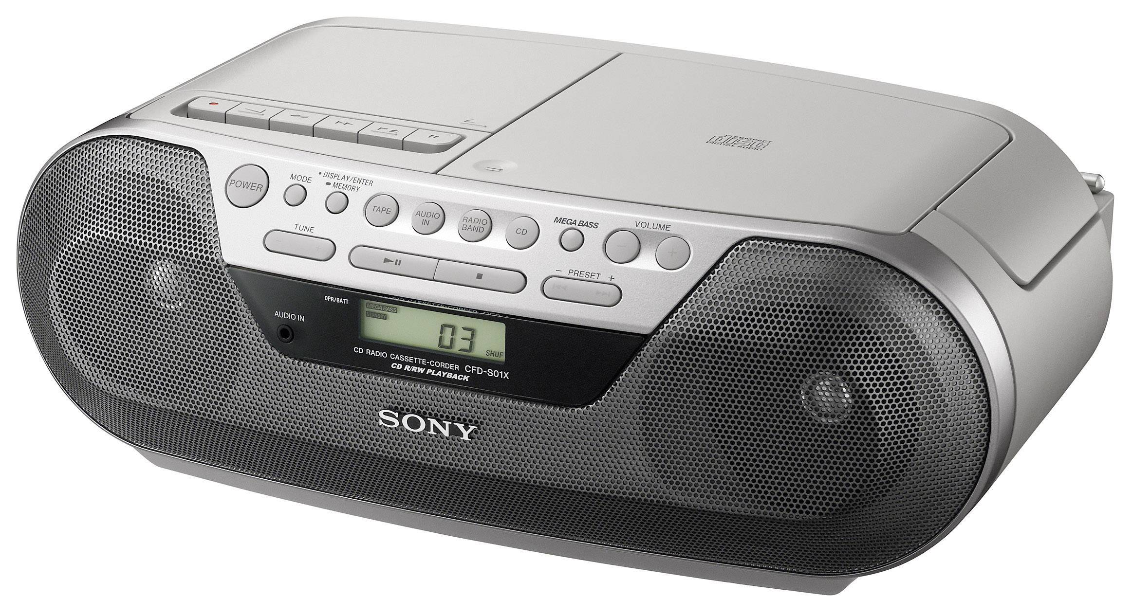 Missend Wennen aan Voorzichtigheid Sony CFDS05 Radio/CD-speler FM, AM Grijs | Conrad.nl