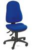 Bureaudraaistoel met permanent contact royalblauw 420-550 mm draagvermogen 110 k