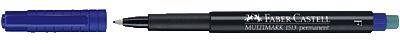 Faber-Castell Foliestift 1513 MULTIMARK F permanent 151351 Blauw-0
