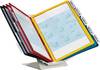 Durable Standaard voor bureaustandaard VARIO® PRO 10 - 5579 Zwart, Rood, Geel, Groen, Donkerblauw DIN A4 Aantal meegeleverde displaypanels 10