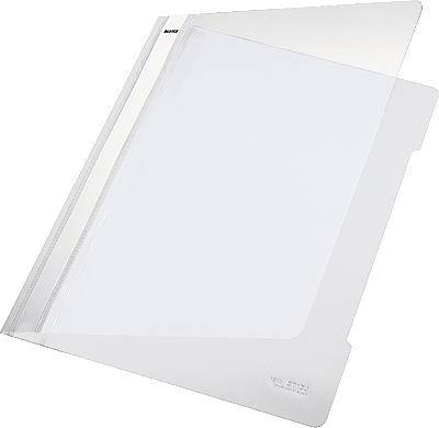 LEITZ Standaard Klemmap - DIN A4 - PVC - Wit - 25 Stuks