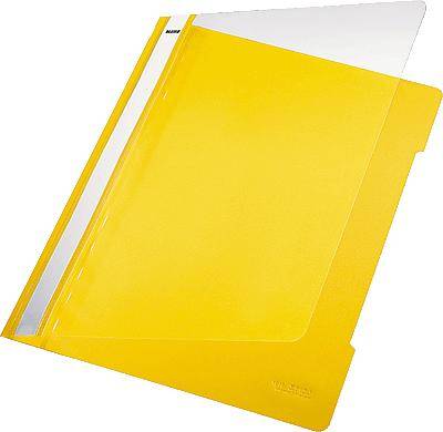Snelhechter Leitz standaard A4 PVC geel