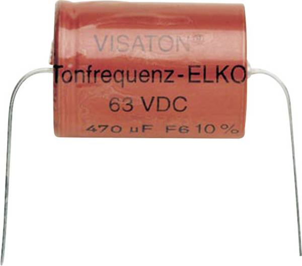 Visaton Bipolar Elco 100 UF Luidsprekercondensator 100 µF