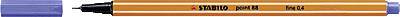 STABILO 4006381105330 STABILO - point 88, premium fineliner 0.4 mm, paars, per stuk
