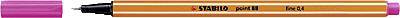 STABILO 4006381105347 STABILO - point 88, premium fineliner 0.4 mm, rozerood, per stuk
