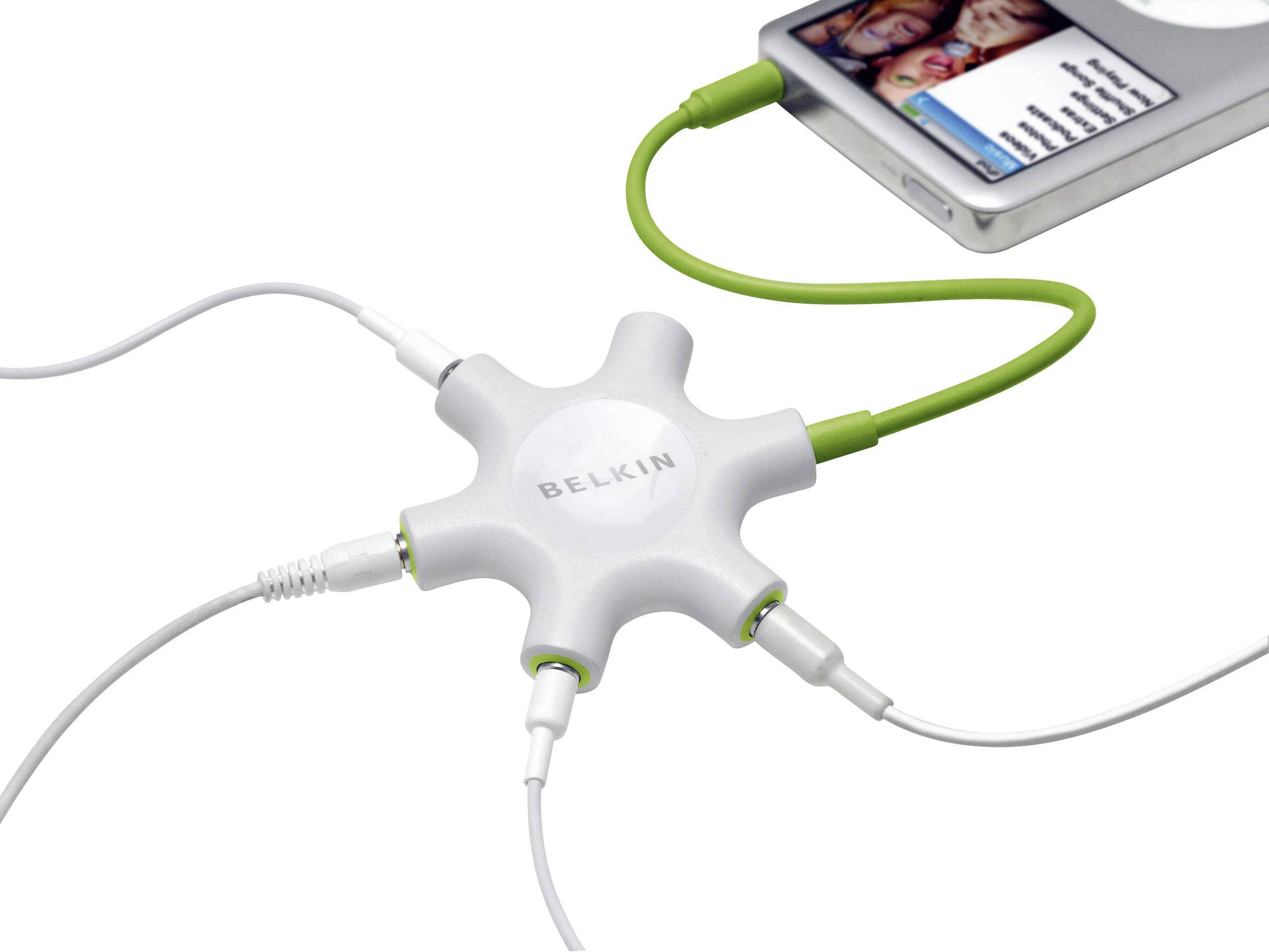Belkin ROCKSTAR MULTI-HOOFDTELEFOON SPLITTER VERPAKKING-5