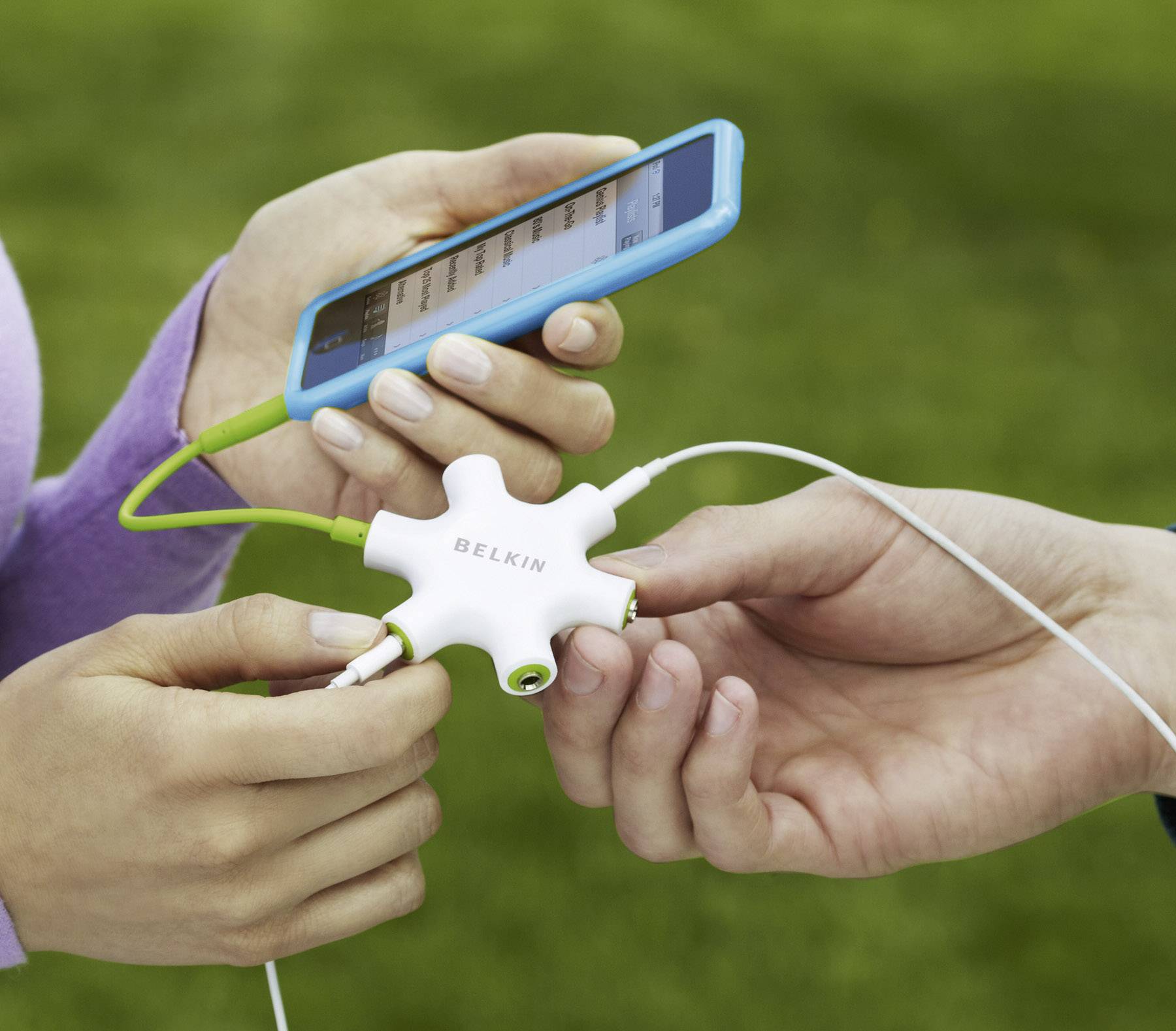 Belkin ROCKSTAR MULTI-HOOFDTELEFOON SPLITTER VERPAKKING-6