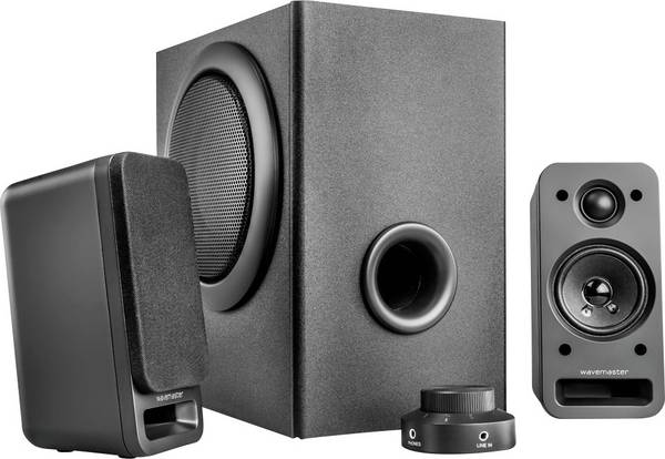 Wavemaster MX 3+ 2.1 PC-luidsprekers Kabelgebonden 50 W Antraciet