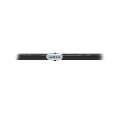 Weidmüller 1753490000-50 WKM 8/20 Kabelmarkering Montagemethode: Kabelbinder Markeringsvlak: 8 x 20 mm Transparant Aanta