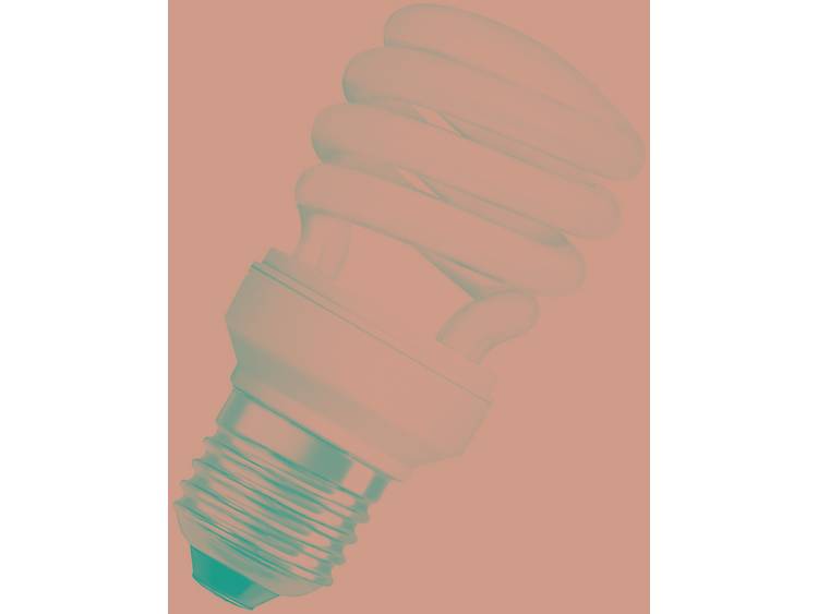 OSRAM Spaarlamp 230 V E27 12 W = 54 W Warmwit Energielabel: A Spiraal Inhoud: 1 stuks