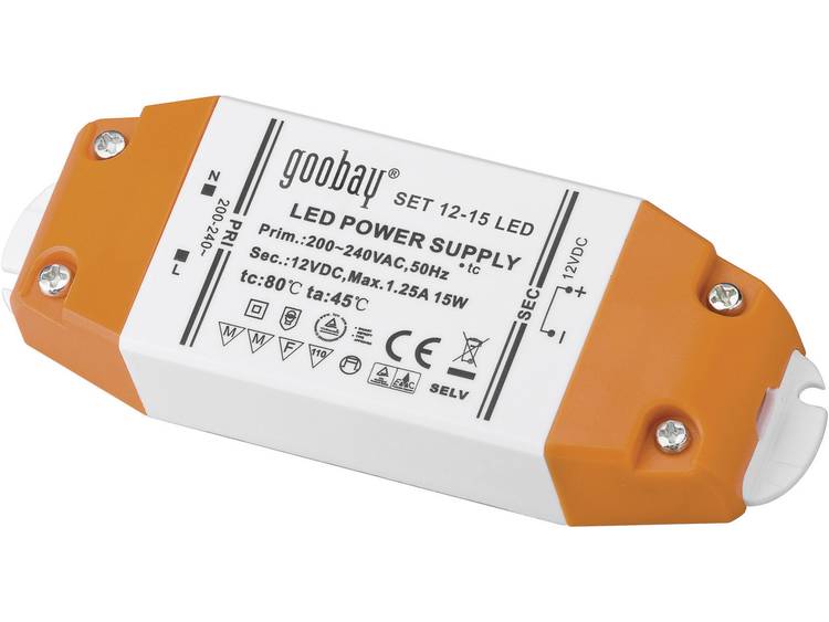Transformator LED Verlichting Vermogen: 0,5 15 Watt